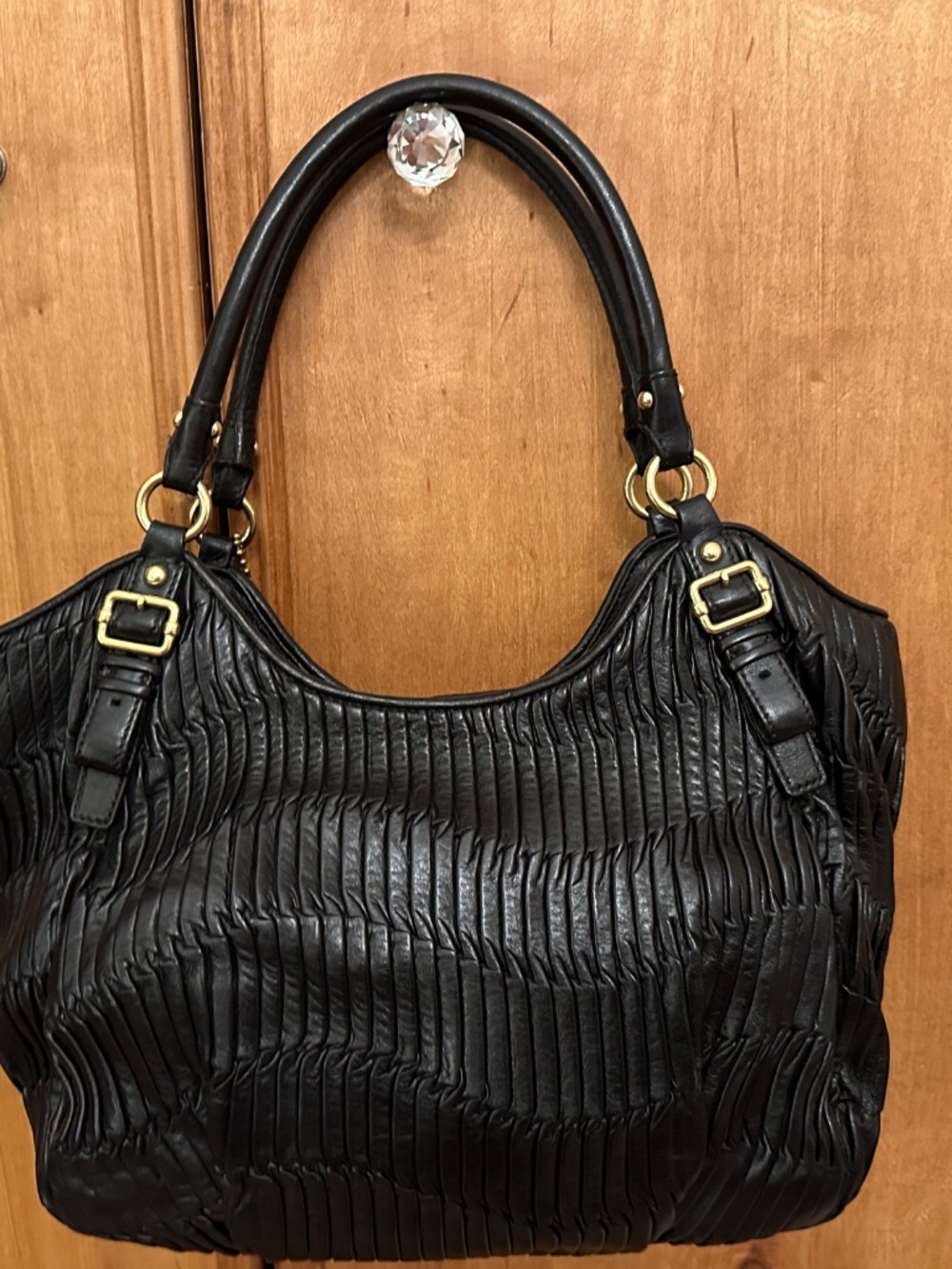 Coach 18603 Madison Gathered Leather Abigail Shoulder… - Gem